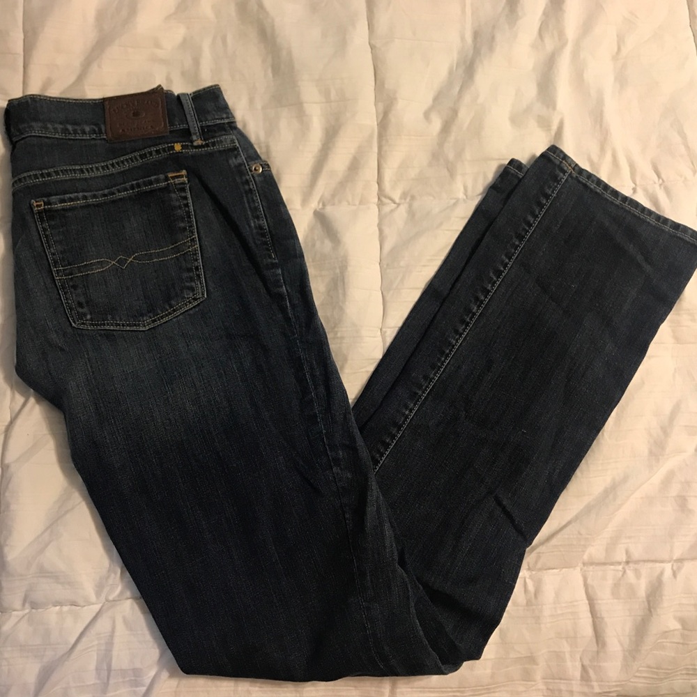 Lucky Brand SwetN Straight Midrise Jeans 4/27 Long